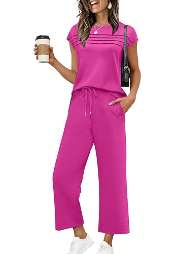 Two Piece Sets for Women Summer Travel Vacation Outfits Cap