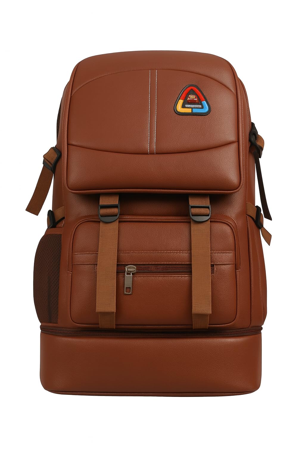 Hendygraph Stylish PU Leather Backpack Bag | Outdoor Trips | Large Capacity | Trekking Bag,Waterproof-image-41