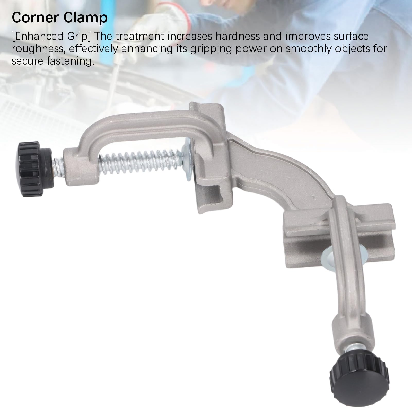 90 Degree Clamp High Strength Aluminum Alloy Right Angle Corner Clamp for Woodworking Welding Cabinets Photo Frames