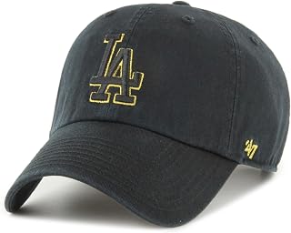 '47 Brand Adjustable Cap - Metallic Los Angeles Dodgers Black