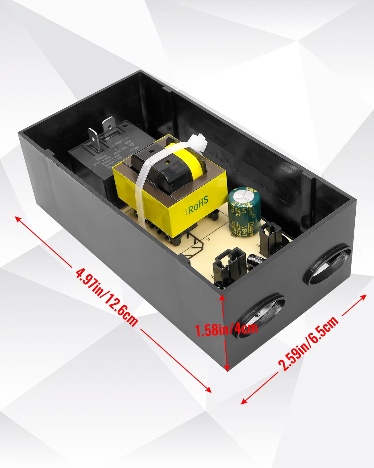 Placa de circuito de alimentación de repuesto 9907160013 apto para ahumador eléctrico digital Masterbuilt MB20071117, MB20070619, MB20071418, MB20071619, 20071117, 20071218 3