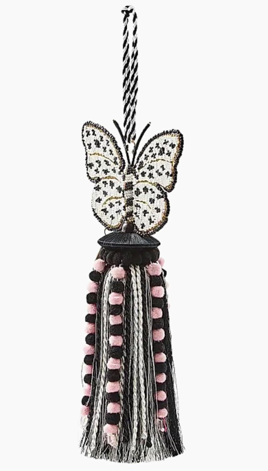 MacKenzie-Childs Butterfly Beaded Tassel