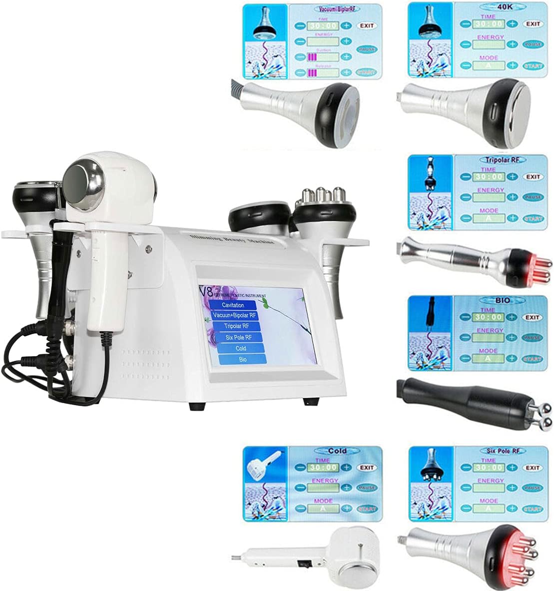 8 in 1 Massage Machine for Body and Skin at Home,US 3-7 Day Delivery : Beauty & Personal Care