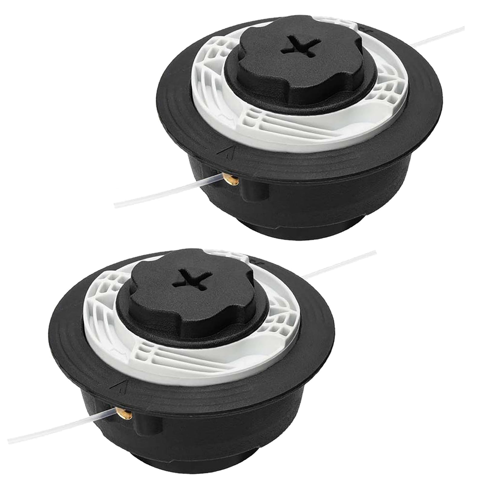 Cabezal desbrozador Autocut C6-2 para STIHL, Cabezal desbrozador con punta automática - Cabezal desbrozador de alambre doble - Carrete de alambre de nylon para desbrozadoras de gasolina