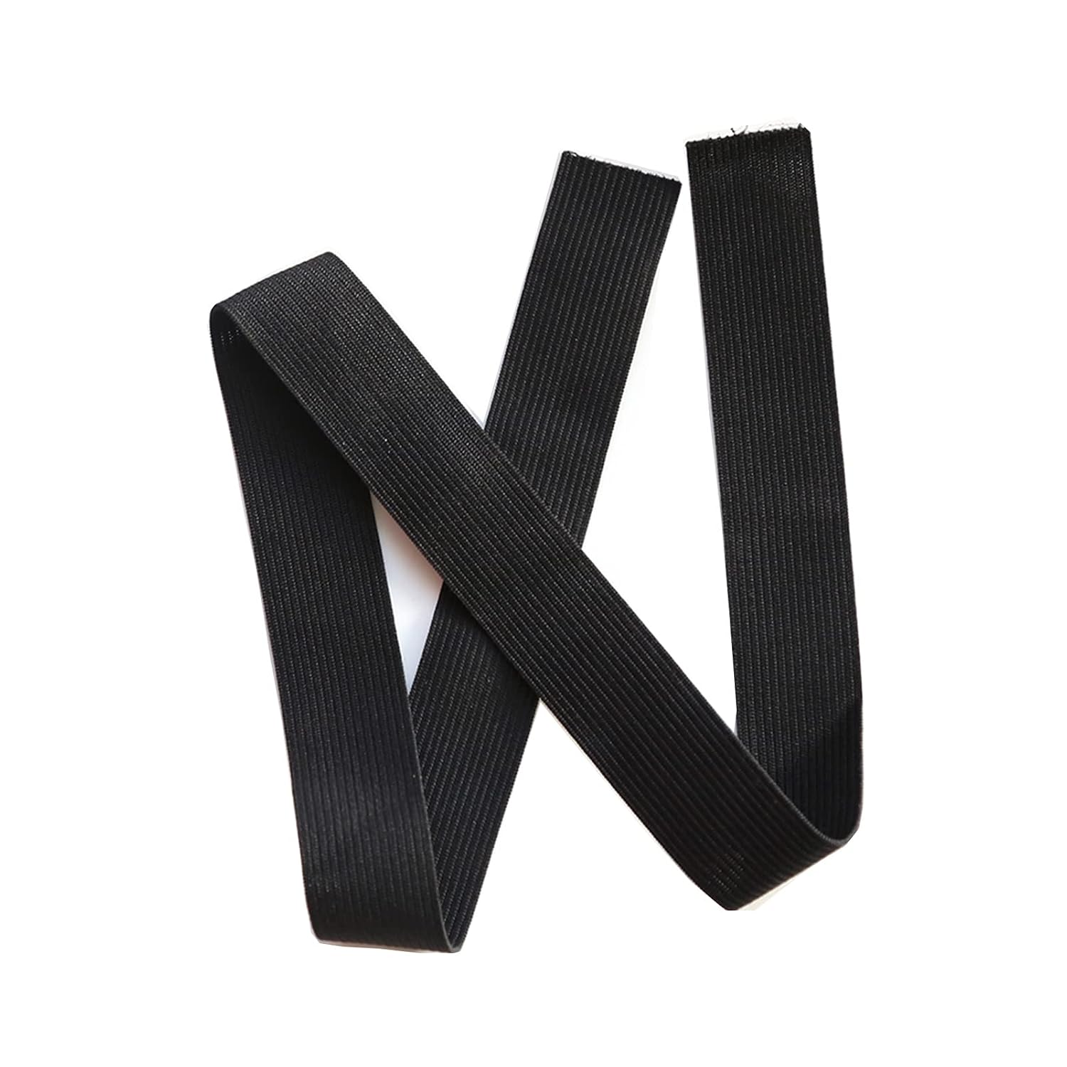 BTWTRY 8PCS Elastic Bands Wig Accessories for Making Wigs/Lace Frontal/Lace Closure 2.5cm Width (8pcs, Black)