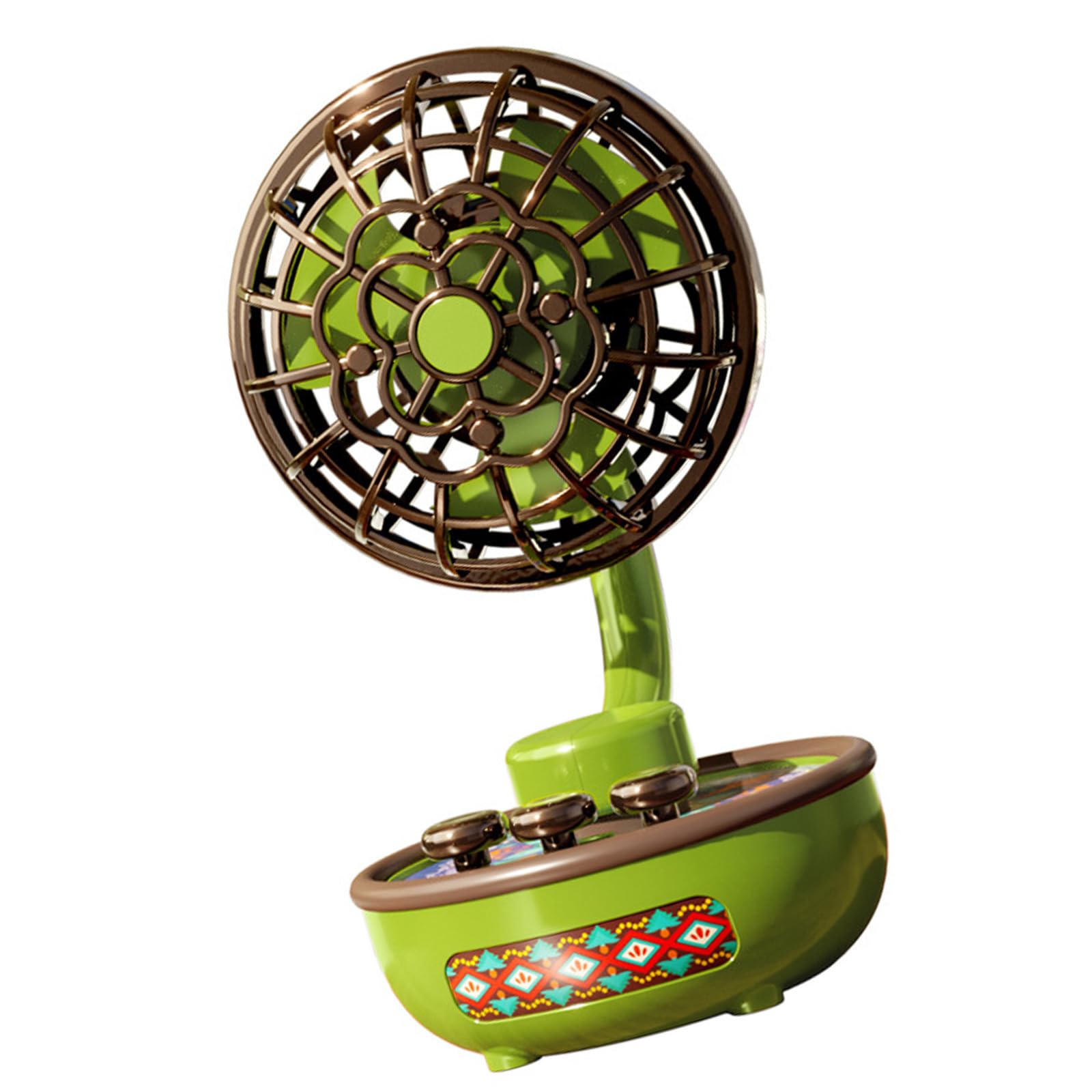 Buxuaaaa Desk Fan with Quiet Operate and 3 Wind Levels Rechargeable Air Circulators Fan for Home Offices Room Enduring Personally Small