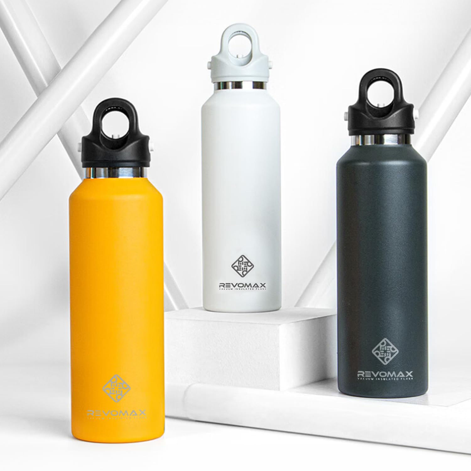 Revomax Garrafa Térmica Desportiva de Vácuo em Aço Inoxidável