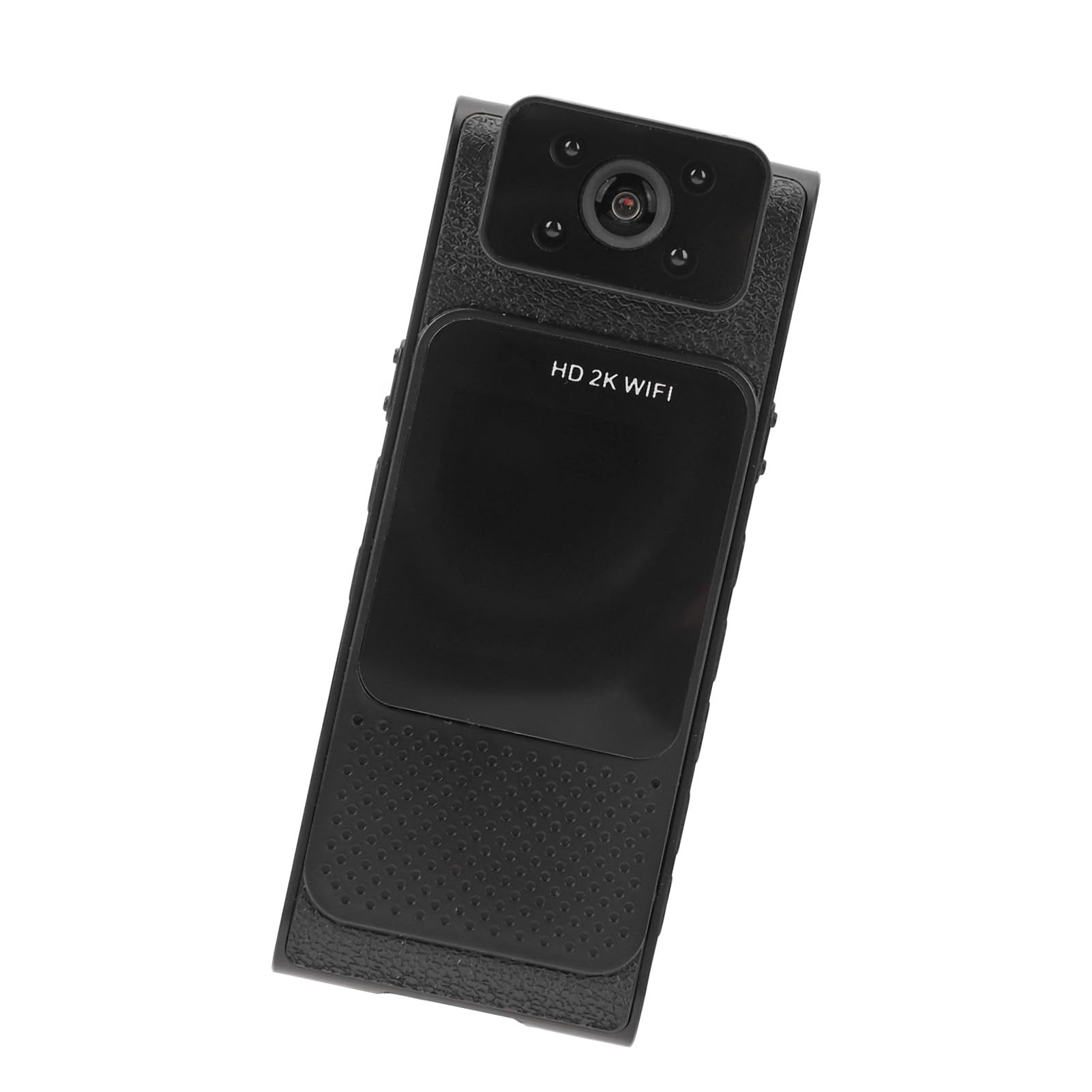 Kamera do Noszenia na Ciele 4K HD WiFi z Magnesem, Obiektywem Obrotowym 180° i światłami Noktowizyjnymi, Nagrywaniem Wideo ABS w Samochodzie, Klipsem z Tyłu Kamery, Portem