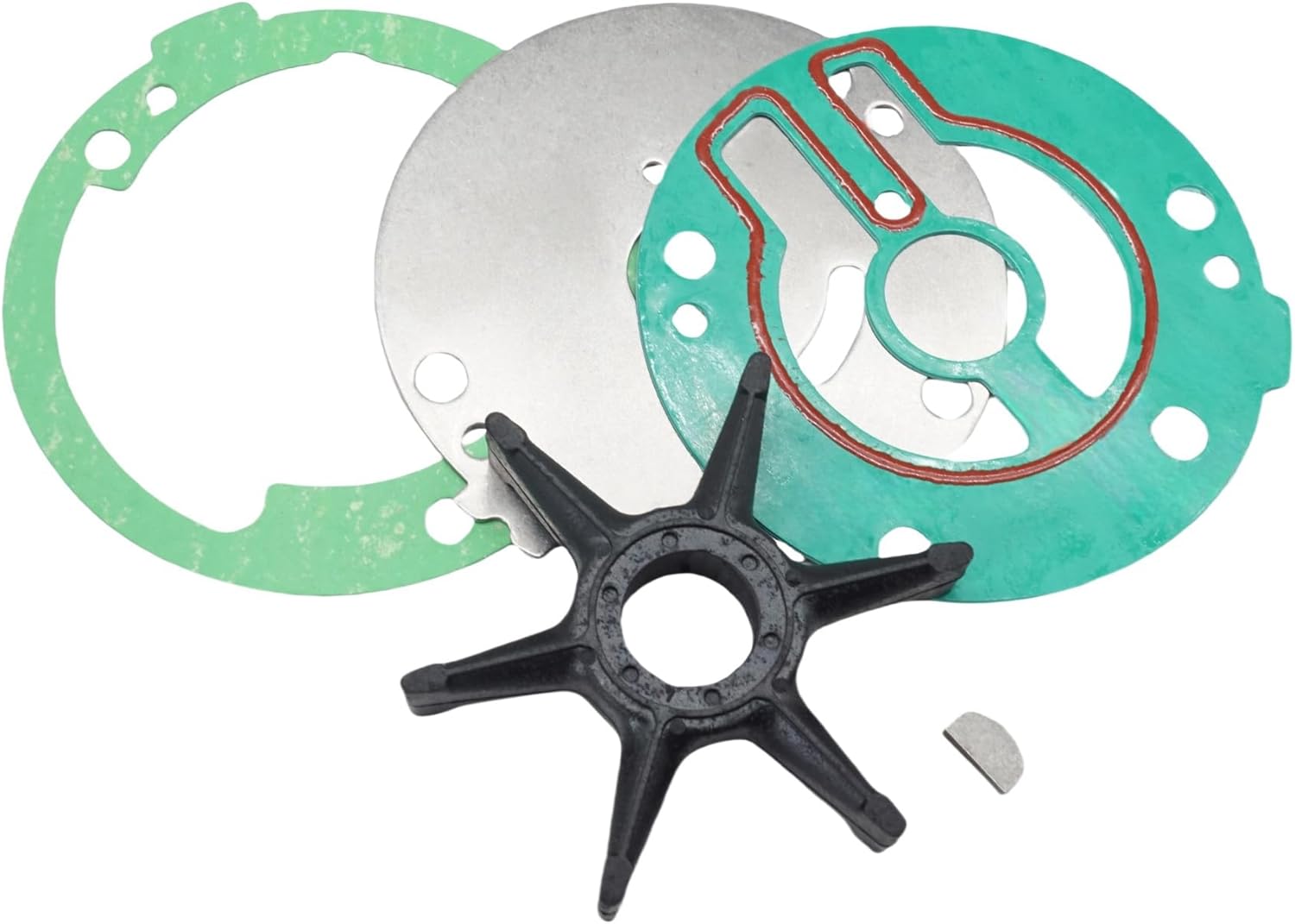 689W0078 Water Pump Impeller Kit for Yamaha for Mariner 25HP 30HP Outboard Engines 689-W0078-A6 18-3427