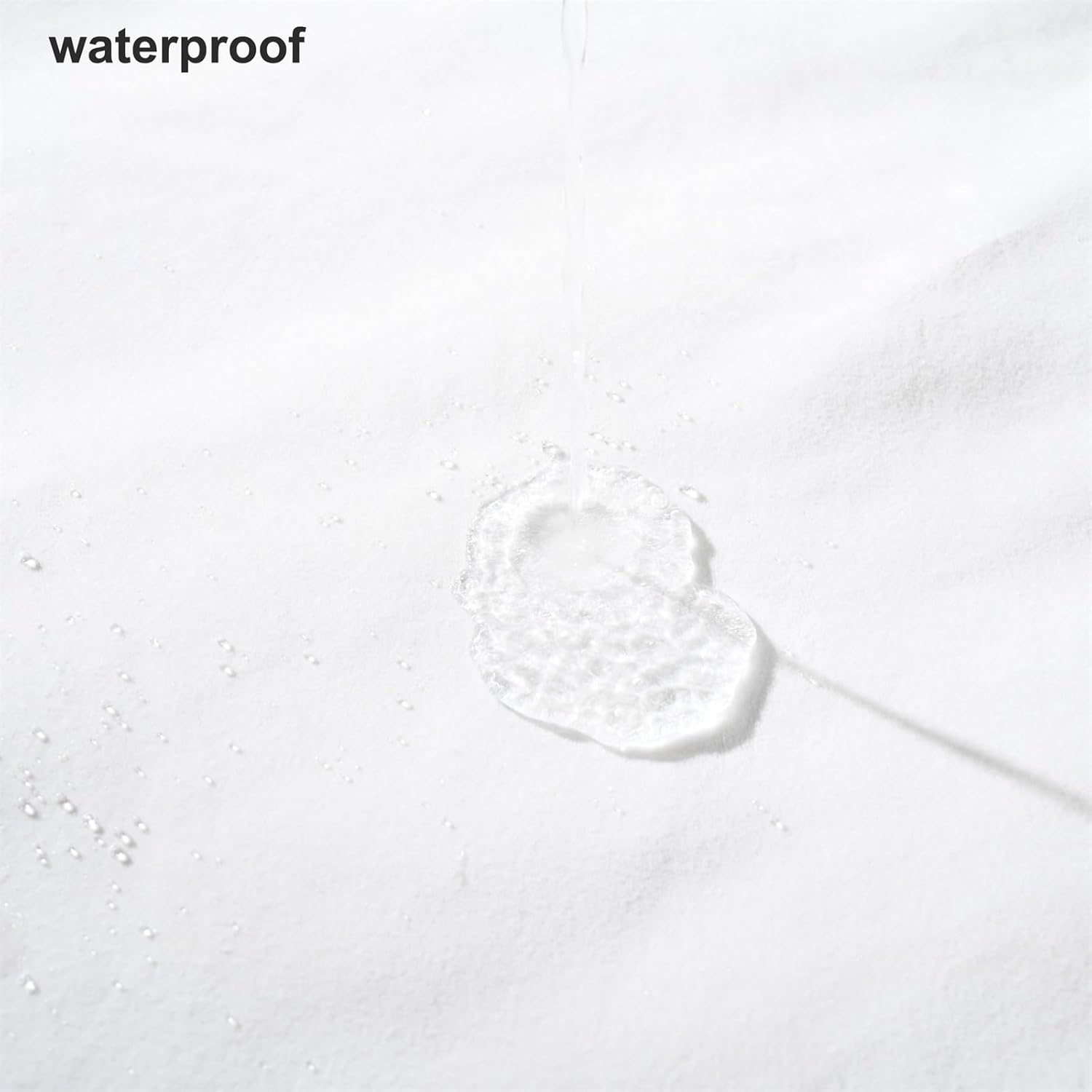 Luxury Velvet Shower Curtain 72 x 72 Inch, 260 GSM Heavyweight Waterproof White Shower Curtain with Hooks, Washable Velvet Bathroom Curtains, Elegant Modern Hotel Style