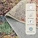 Lahome Washable Runner Rug with Rubber Backing- 2x8 Rug Runners for Hallways Non Slip Kitchen Rugs Non Skid, Modern Abstract Carpet Runner Indoor Floor for Bathroom Entrance Living Room Bedroom,Red