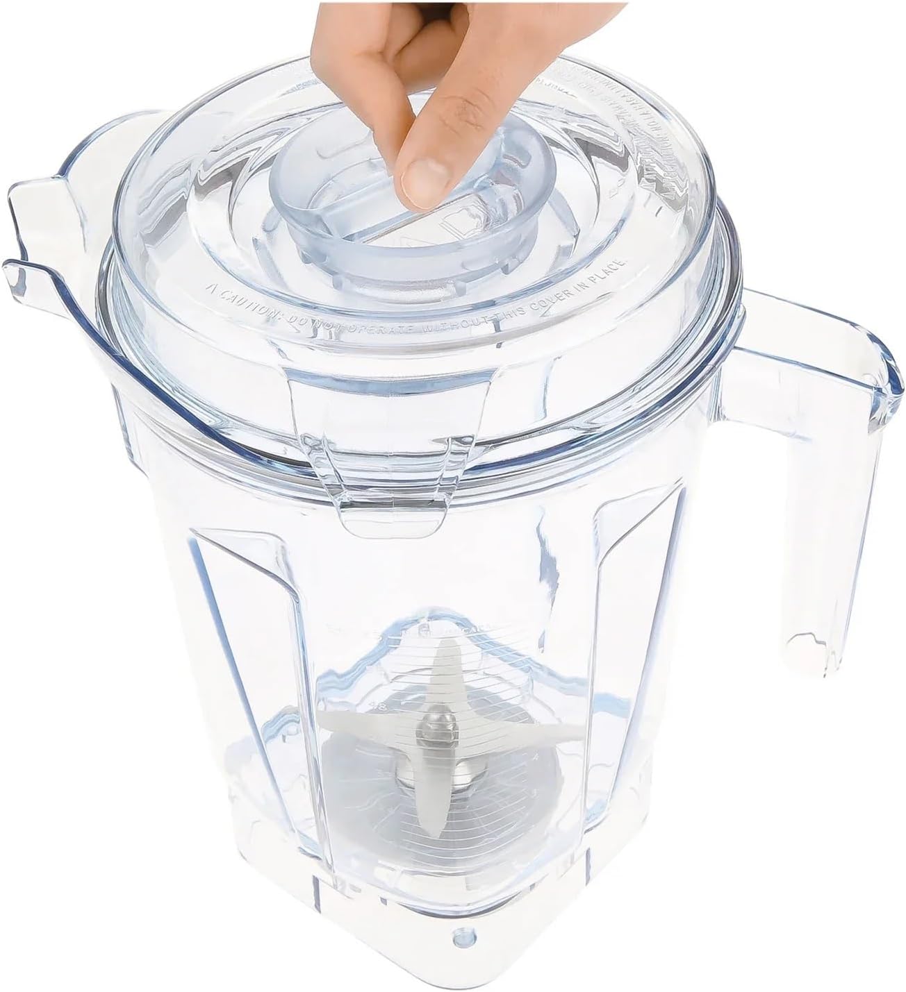 64oz Low Profile Blender Container With Blade And Lid Kit，Compatible For Vitamix A3500 Ascent Series Self-detect 63126，Mixer Spare Parts