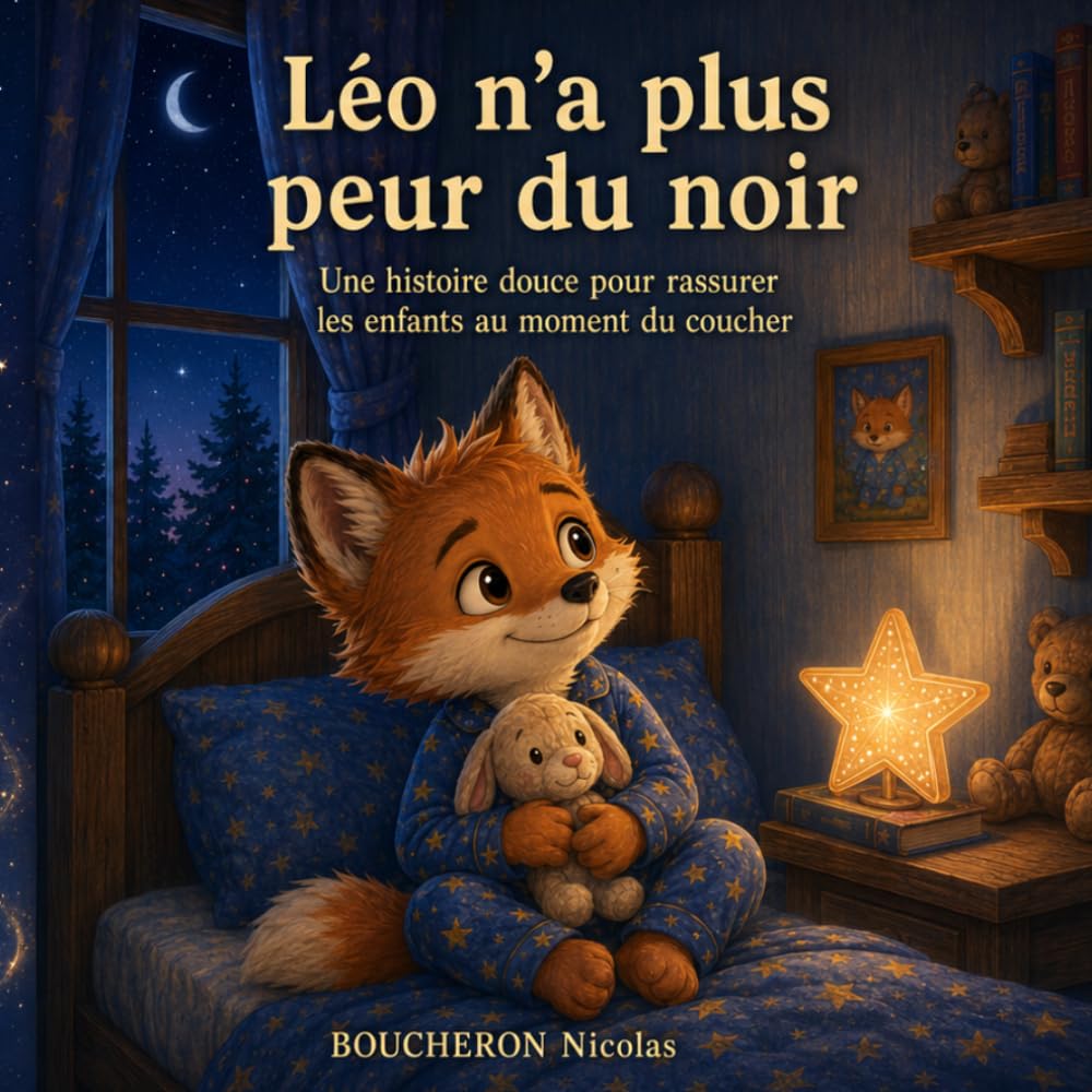 Léo n'a plus peur du noir (Livre pour Enfants)