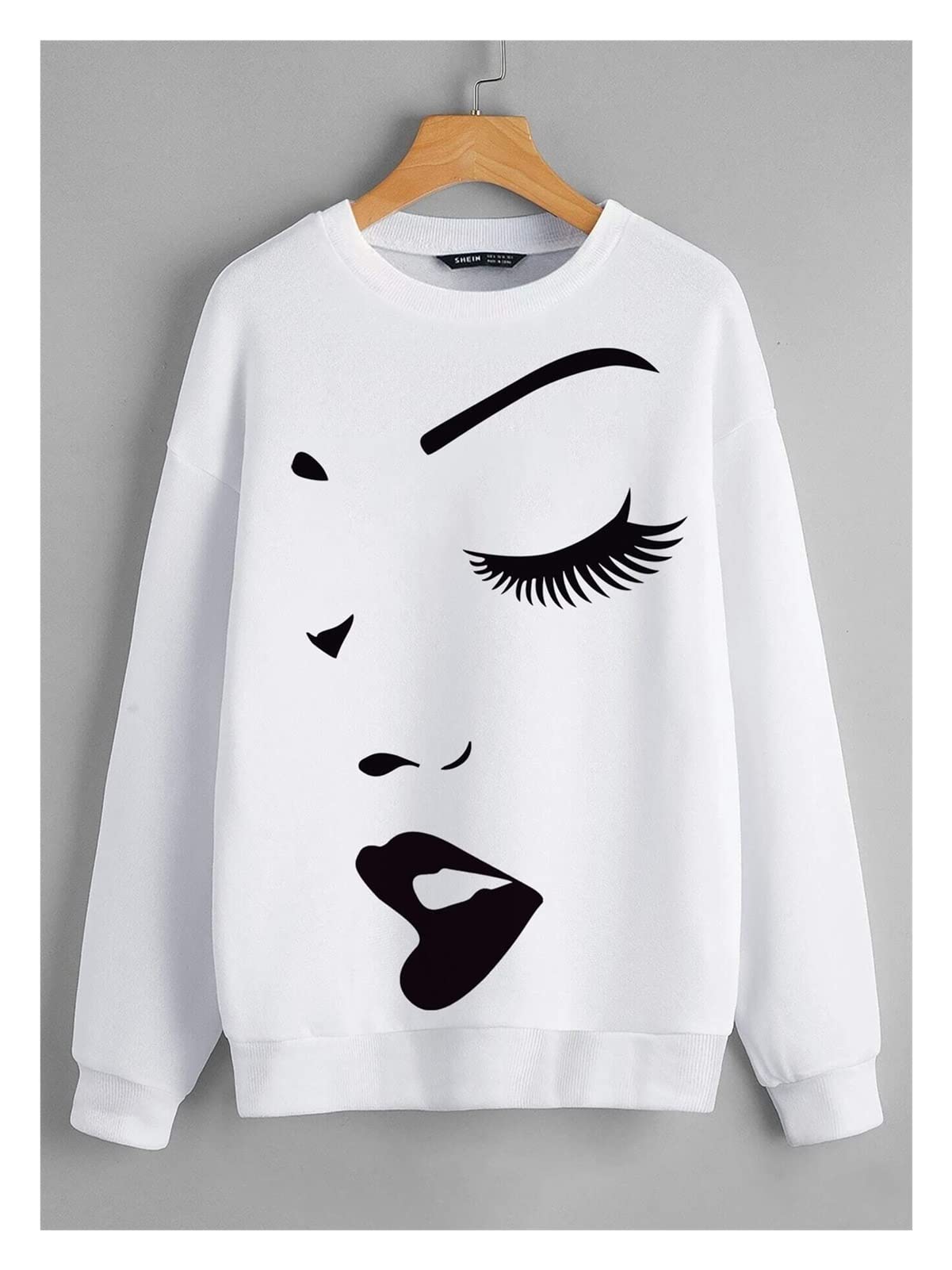 Sweat-shirt de l'équipe graphique pour femmes pour exprimer votre liberté