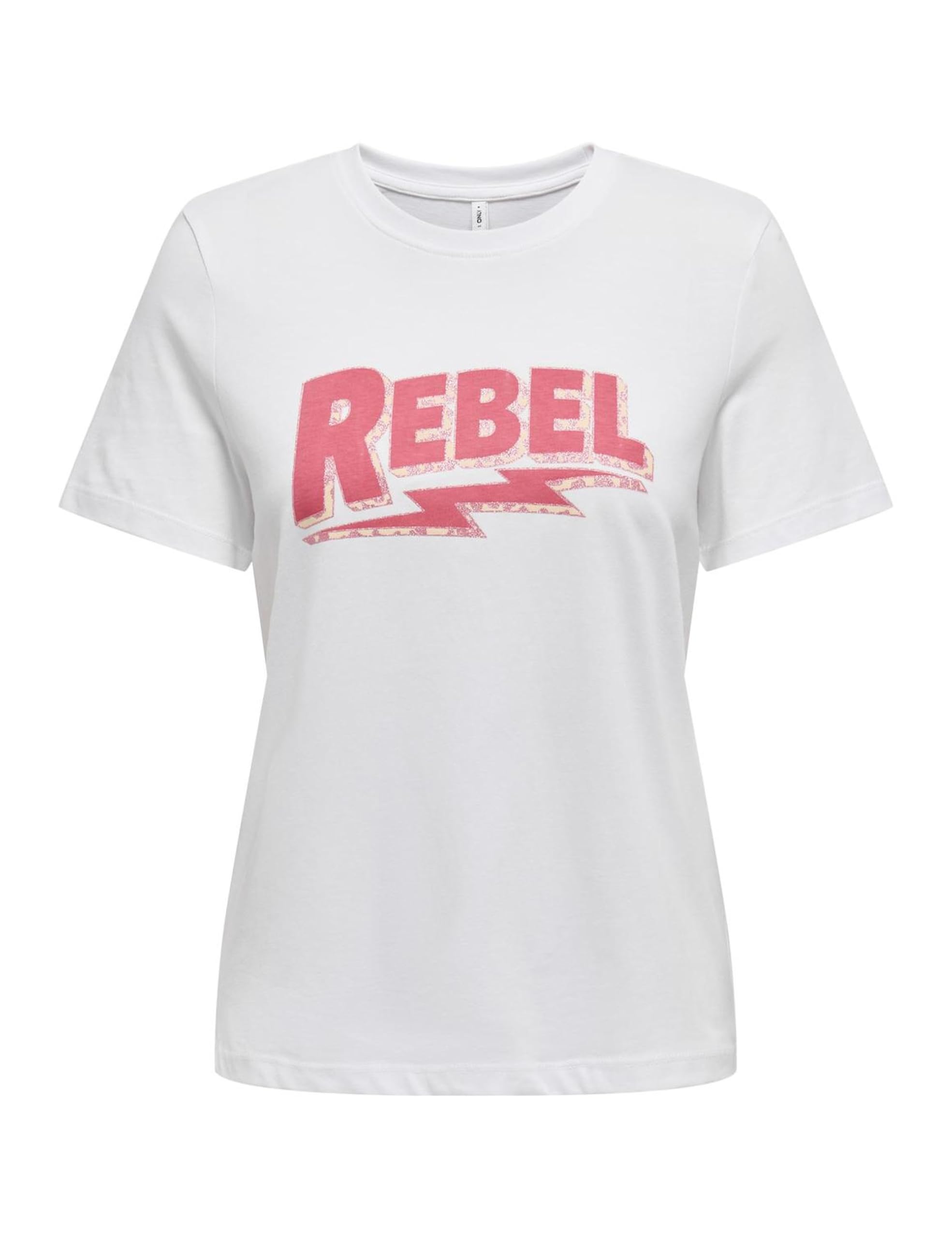 ONLY Onlhenny Life Reg S/S Top Box JRS, Bright White, L