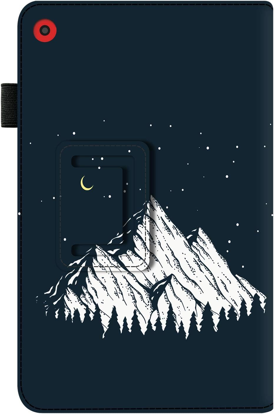 Huasiru Painting Case for Fire HD 8 Tablet (7th/8th Gen, 2017/2018 Released) with Auto Sleep/Wake, Mountain