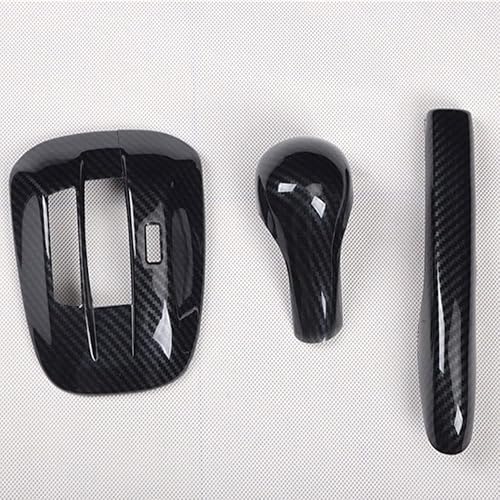 Miniatura 7 de Para Honda Accord 2008 2009 2010 2011 2012 2013 Freno de mano Cambio de engranajes Marco Fibra de Carbono Estilo ABS Cubierta Trims