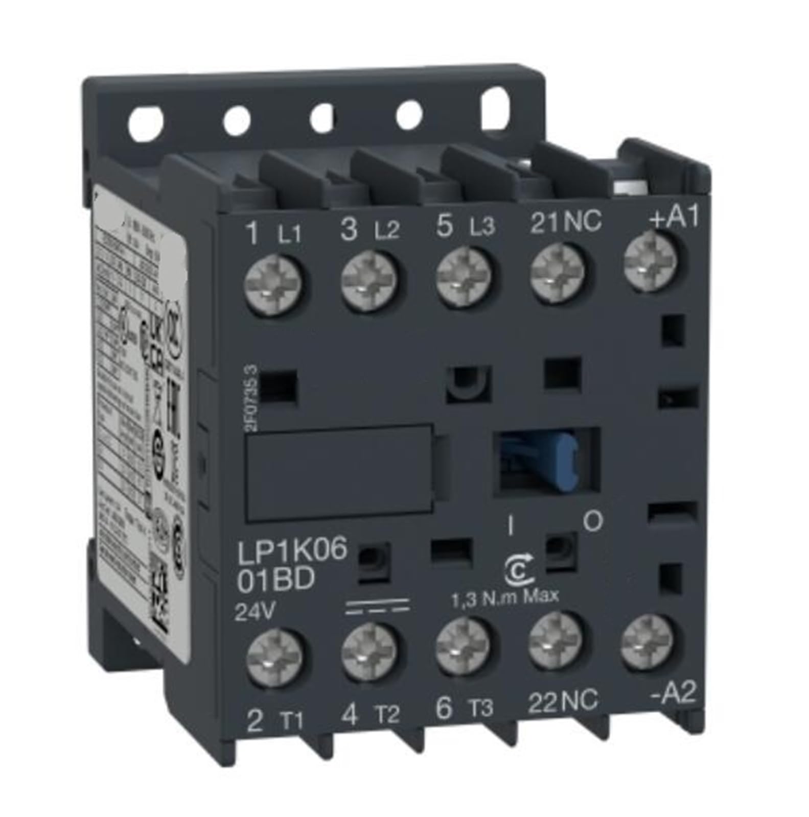 Contacteur d'ascenseur LP1K0601ED mini contacteur triphasé 6A bobine 48V CC inverseur