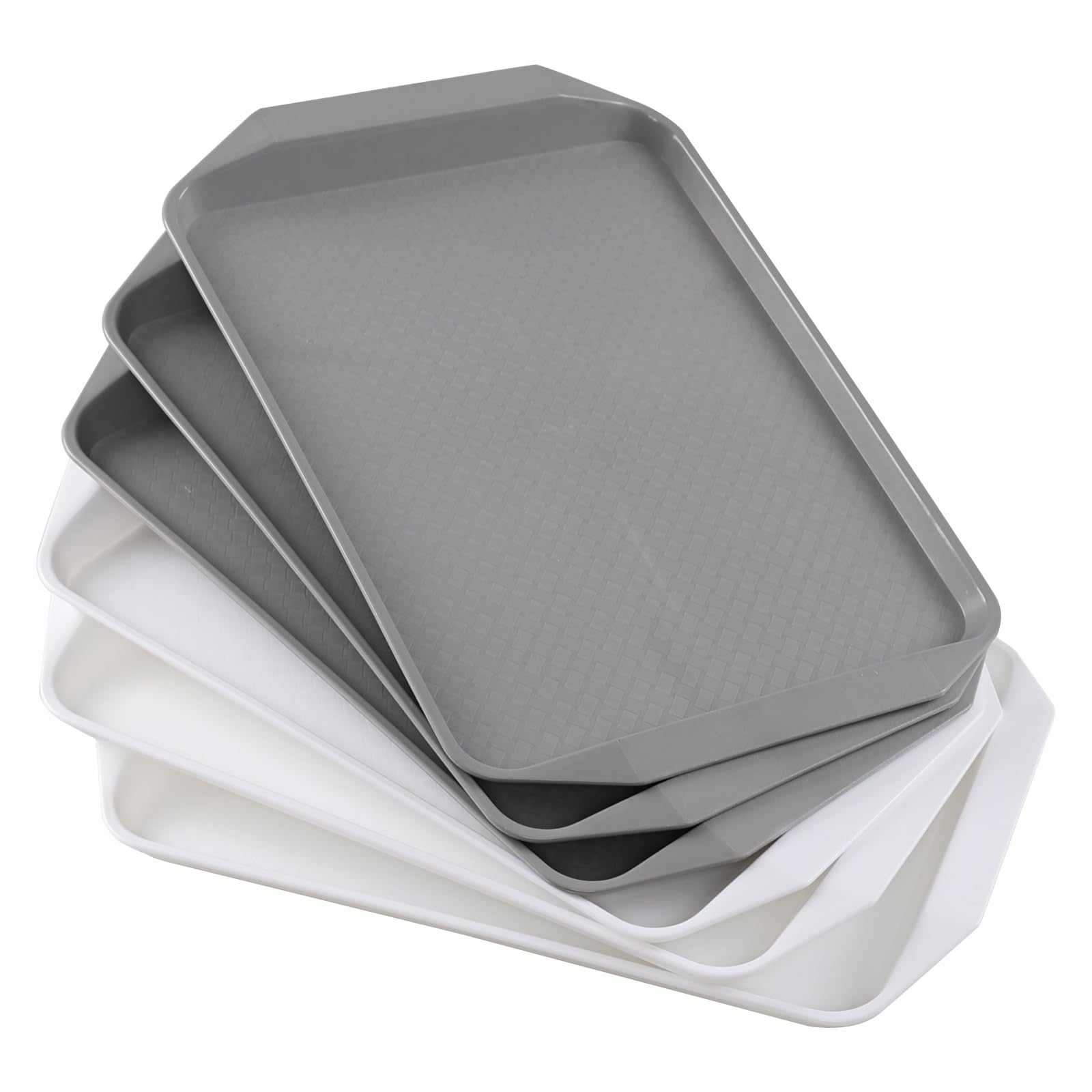 Plateaux de service rectangulaires légers pour faciliter le service