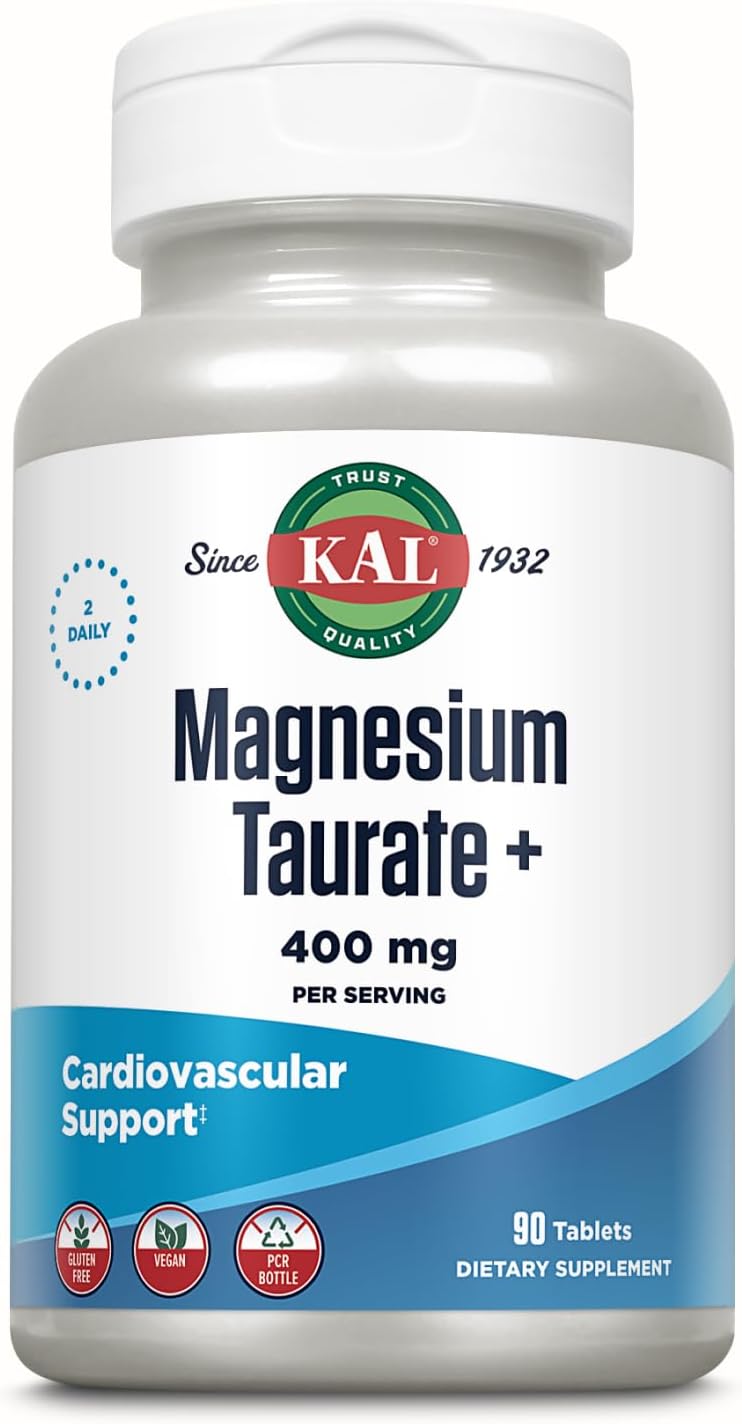 Magnesium Taurate+, 400mg(90 Tablets)