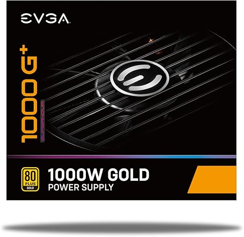 Miniatura 8 de EVGA Supernova 1000 G 80 Plus Gold 1000W totalmente modular ventilador FDB 10 años de garantía incluye autocomprobador de encendido fuente de