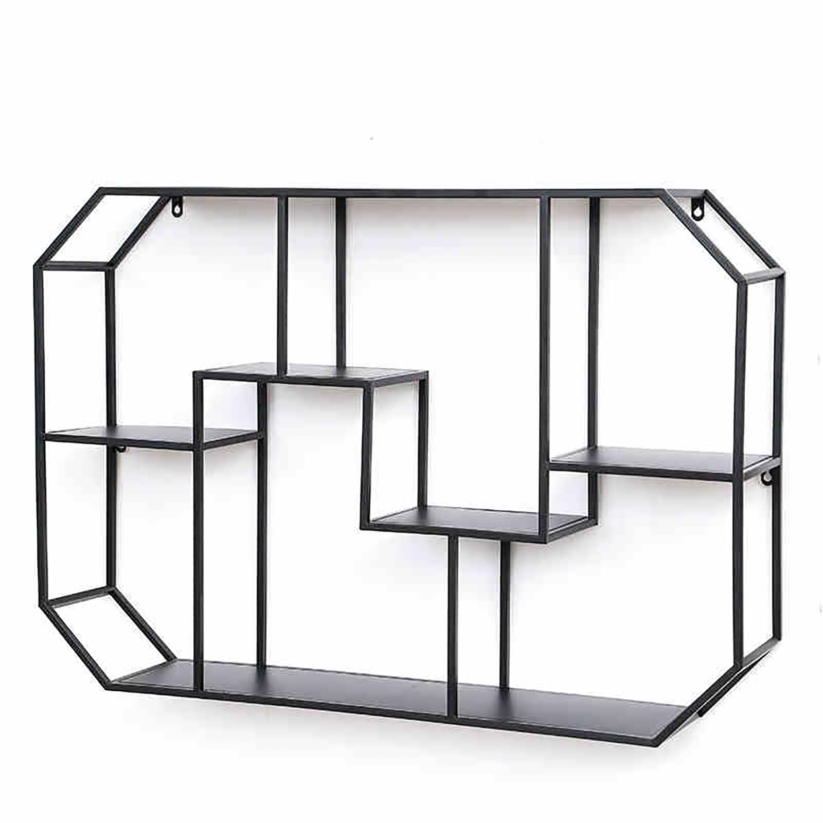 Étagère de rangement murale moderne pour optimiser l'espace mural salon