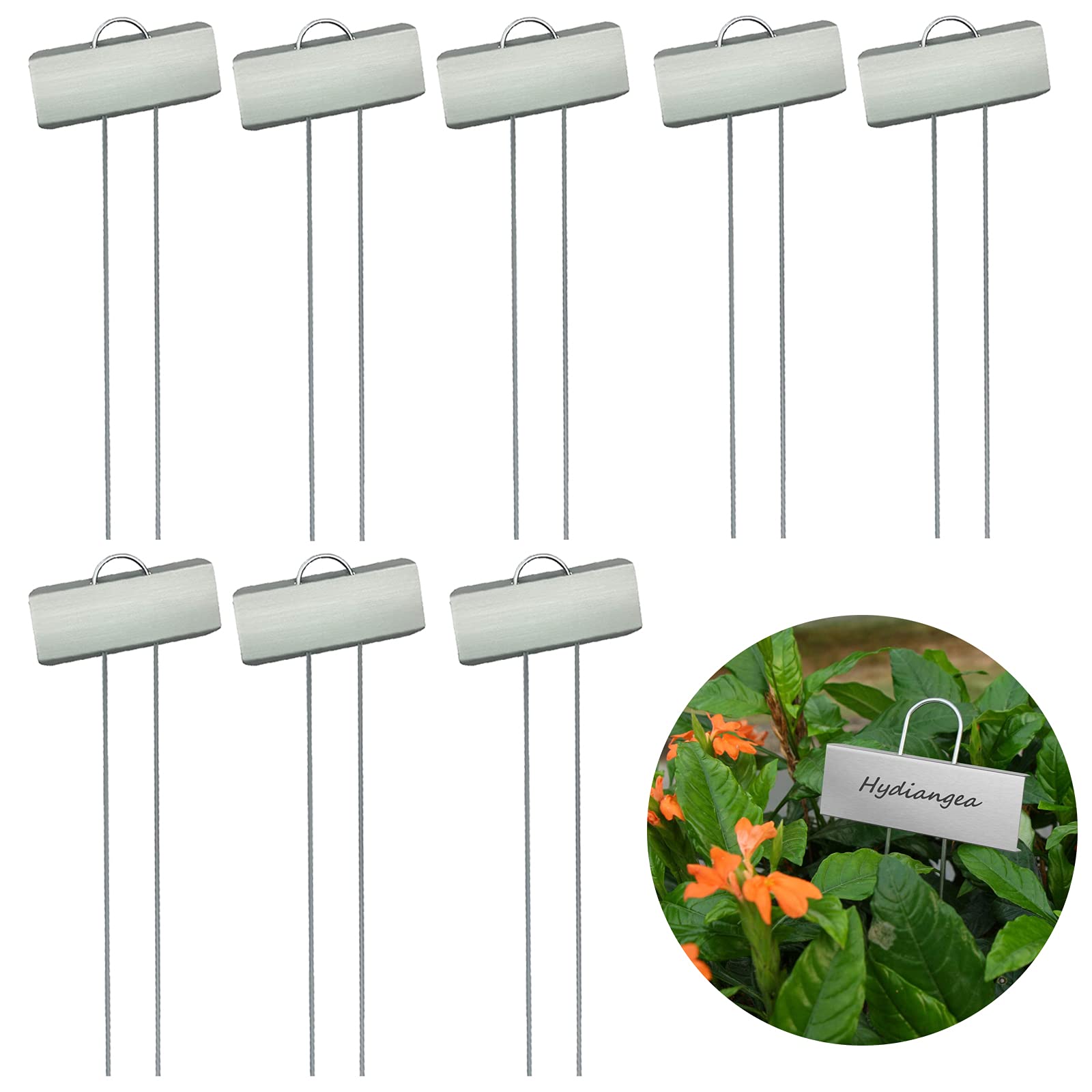 Etichette Piante Giardino KOMUNJ Targhette Per Piante, 200 Pezzi - Foto 8