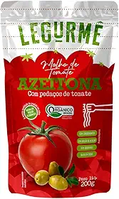 Molho Tomate Org Azeitona Sachê 200g