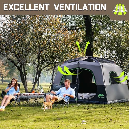 Happy Travel 6 Person Blackout Camping Tent