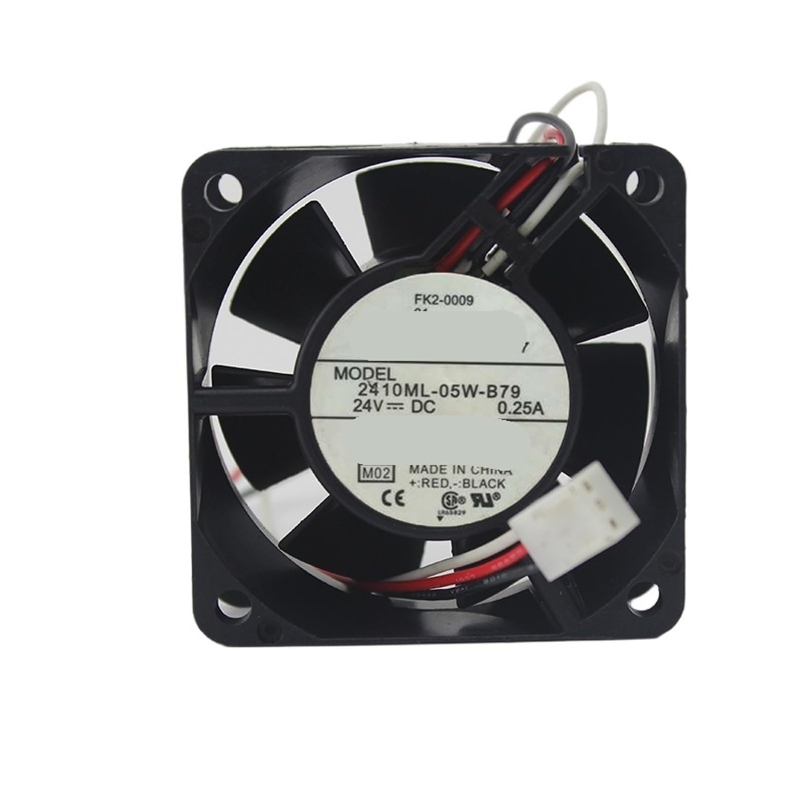 TYHUJKKL 1pcs 2410ML-05W-B79 DC 24V 0.25A 6800RPM 3 Wires Alarm Inverter Cooling Fan 6025 6CM 60 * 60 * 25mm