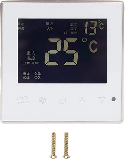 Ubervia® Thermostat, Multi-Mode High Accuracy Durable Air Conditioner Thermostat Convinient for Hall for Dining Room