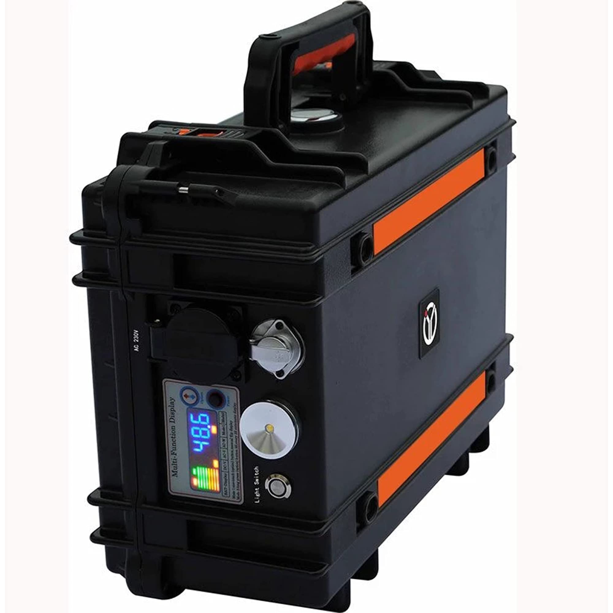 Centrale Elettrica Portatile, Generatore Solare Ca A Carica Rapida Di Emergenza Da 2 Kwh Con Pannelli Solari Pieghevoli, Per Ospedale Di Soccorso Domestico