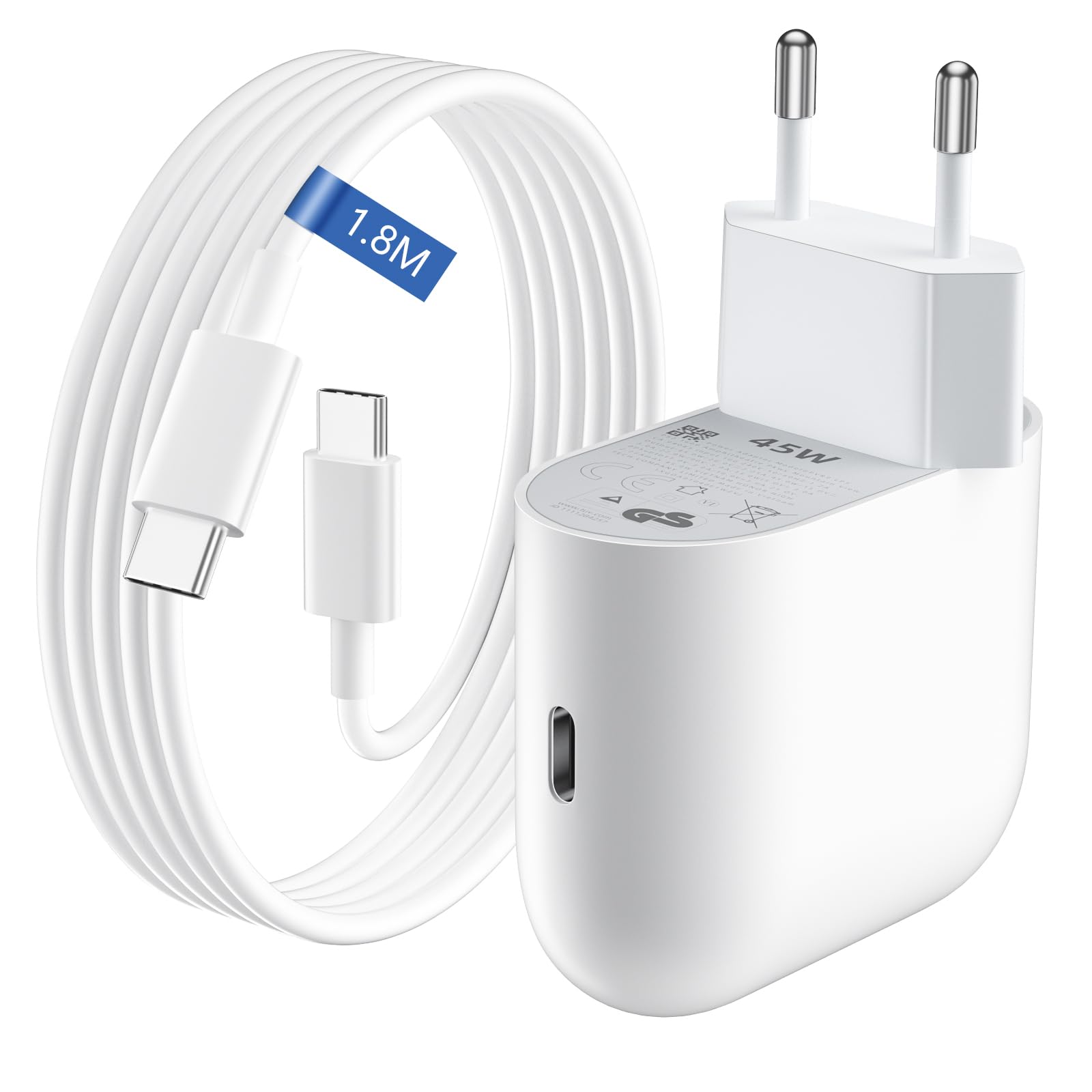 45W USB C Ladegerät für Google Pixel 9a 10 9 Pro XL 9Pro 8a 8Pro 7a
