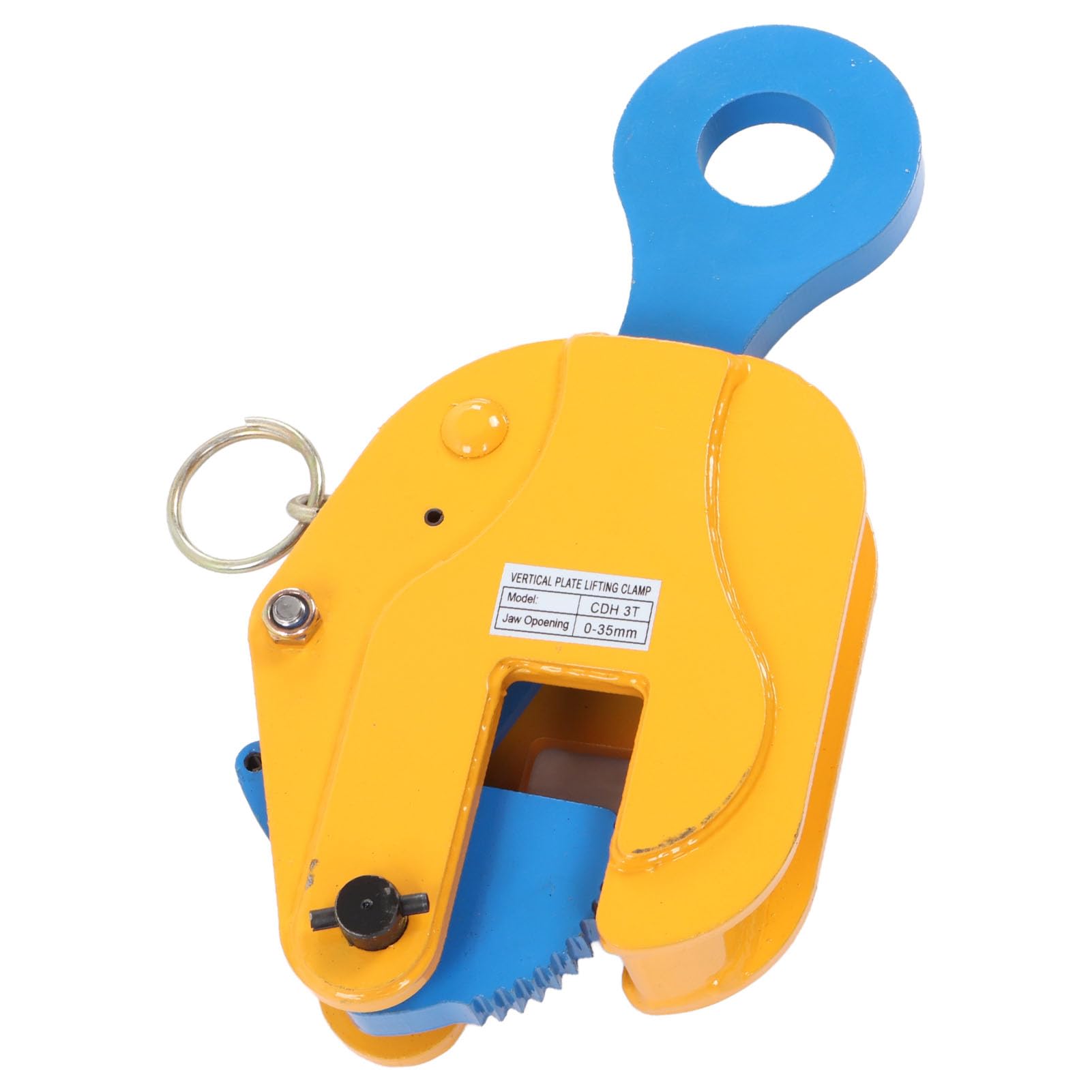 Morsetto per Sollevamento Piastre Verticale, Acciaio Legato, Bloccaggio Sicuro, capacità 3T, Ideale per Cantieri Navali e Cantieri Edili