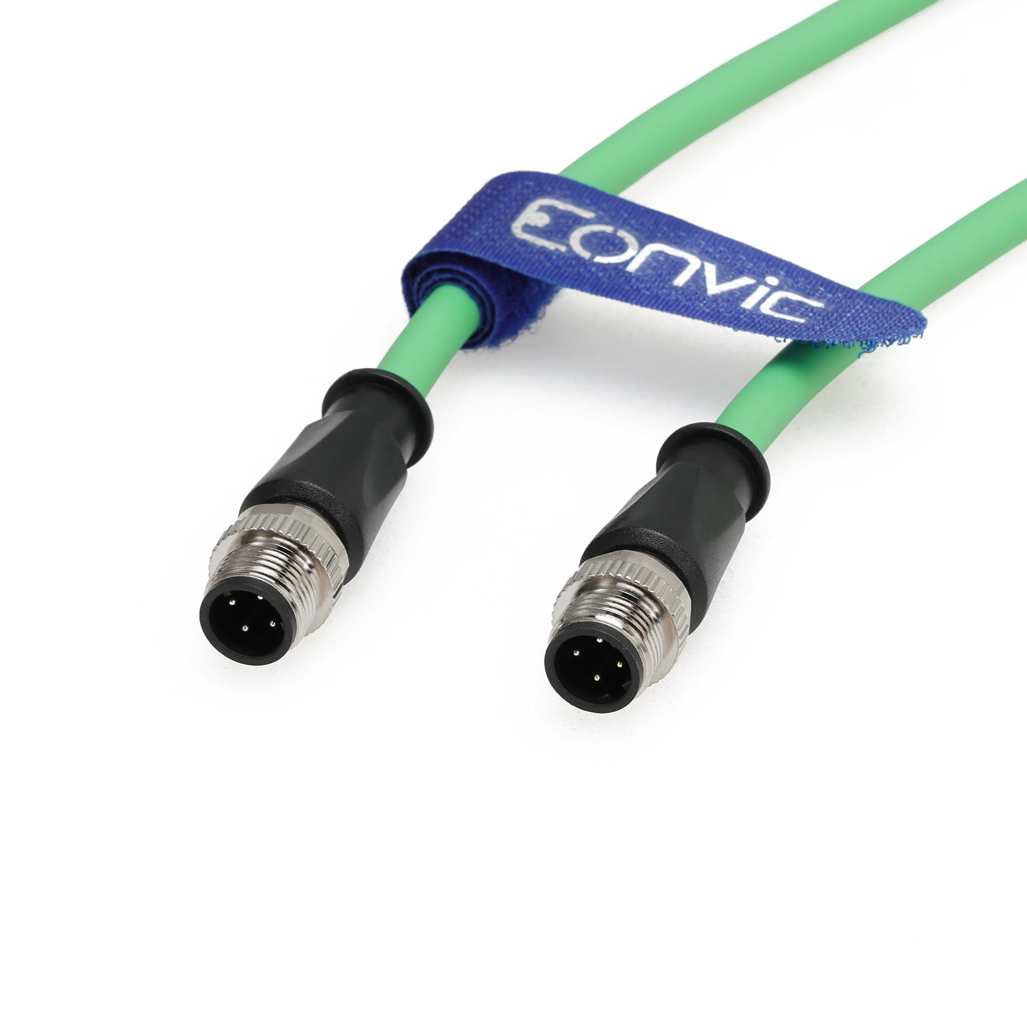 Cavo Gigabit Ethernet flessibile M12 D codice 4 Pin a 4 pin maschio Cat5e schermato cavo di rete per macchina fotografica industriale (10M)