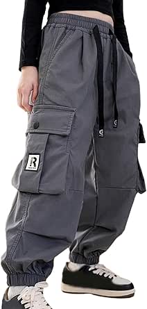 Kinder Jogginghose Mit Cargo-Taschen - Elastische Freizeithose