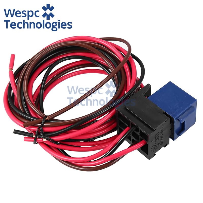 Electric Radiator Fan Thermostat Control Kit with 40A Relay Wiring Harness