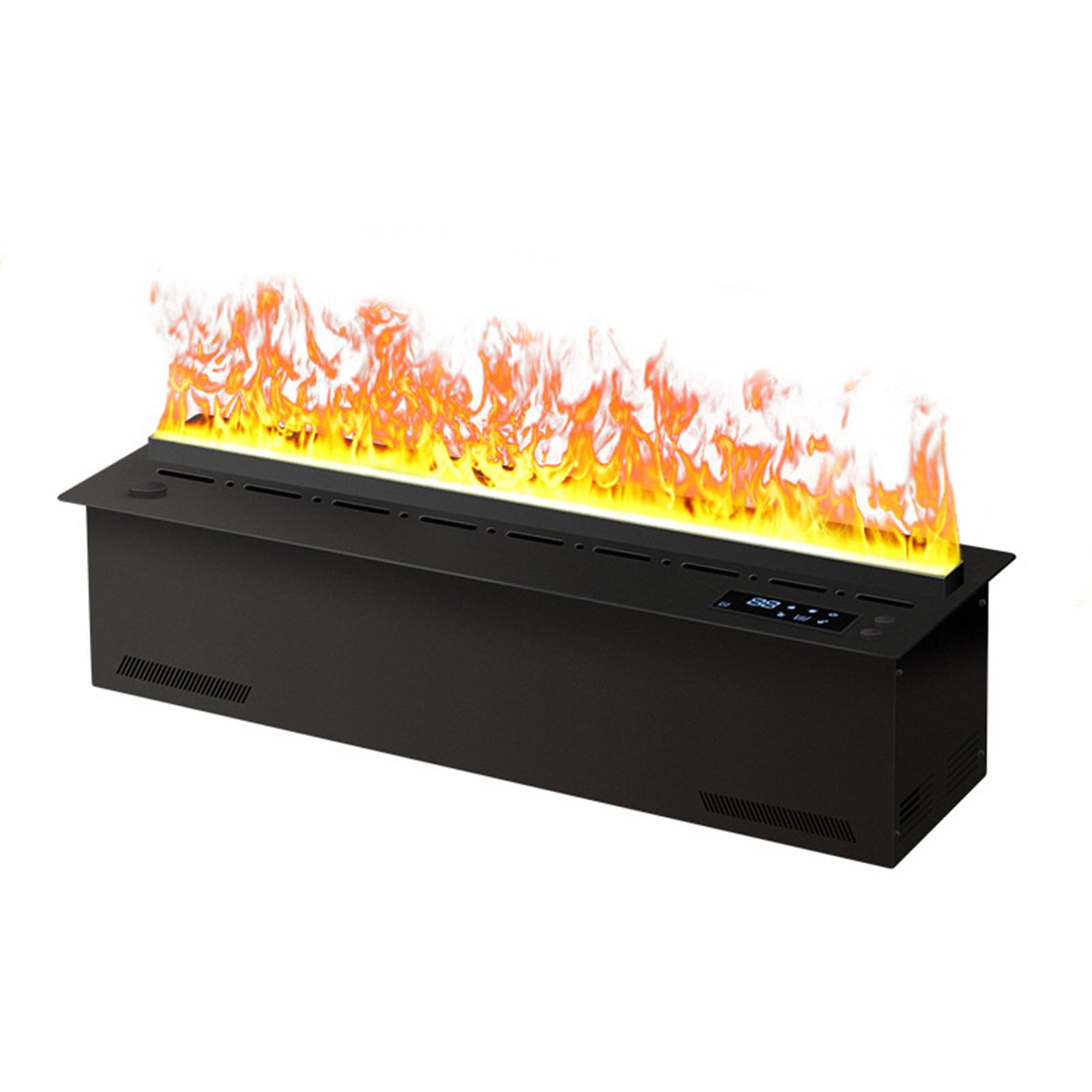 HMLSYZX Water Vapour Fireplace Insert, Water Vapor Humidifier with LED Flame, Recessed Insert for Indoor Decor, Smart App & Voice Control, for Home, KTV