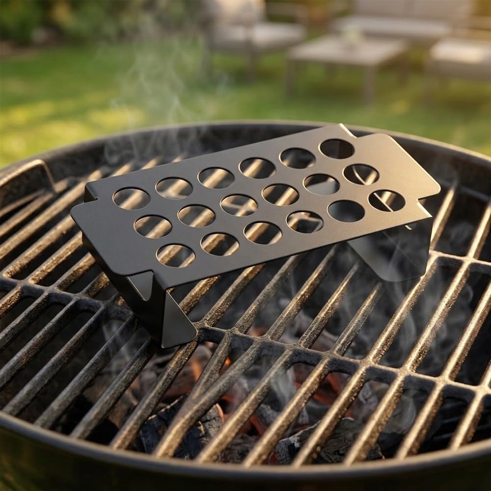 Rejilla Barbacoa para acero 24.8cm Antióxido Exterior Rejilla