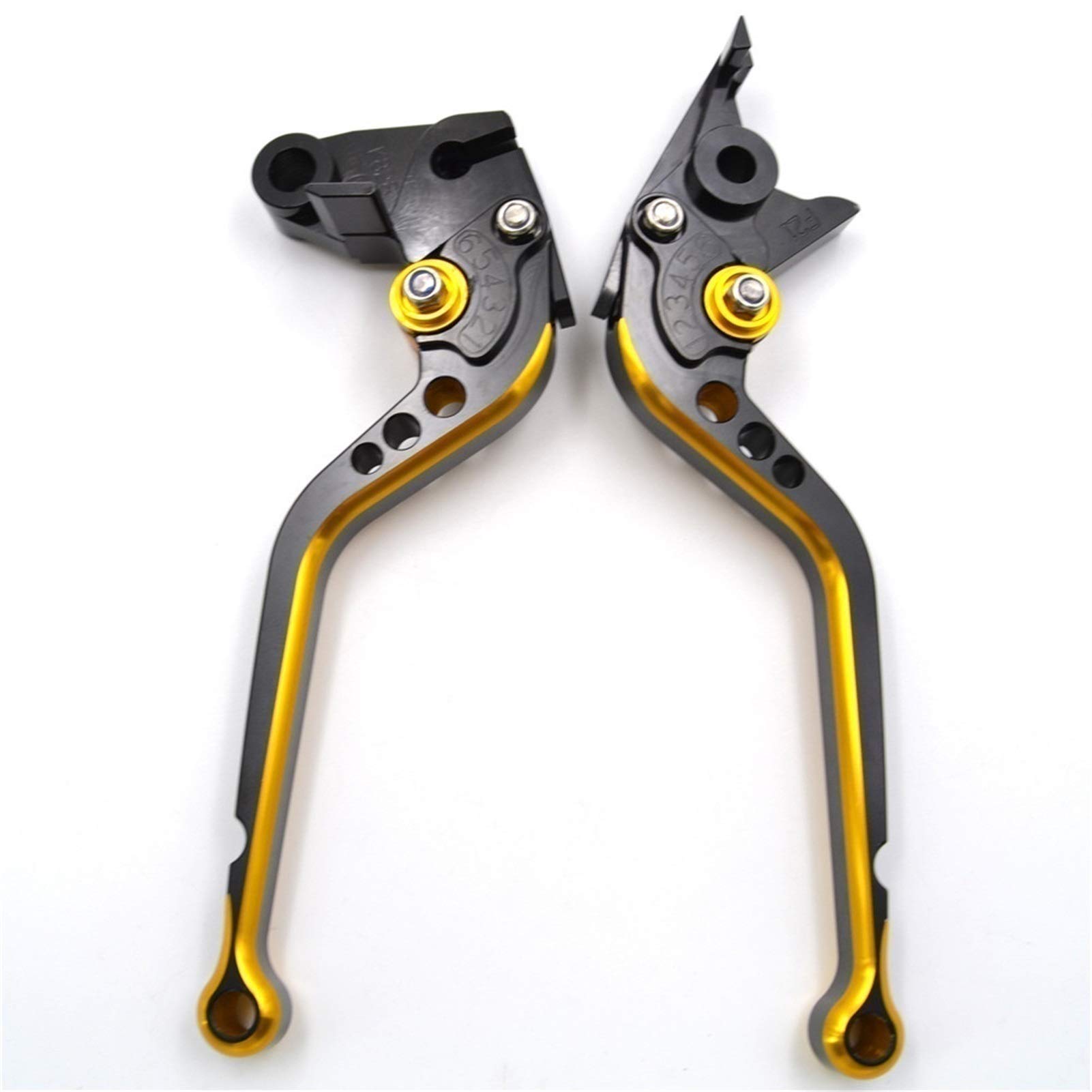 Leva Della Frizione Del Freno Regolabile Per Moto CNC Per DUCATI Monster 696 2008-2014 796 Monster 2010-2015 Monster 659 2013-2014 Leva Della Frizione Del Freno (Colore : Oro)