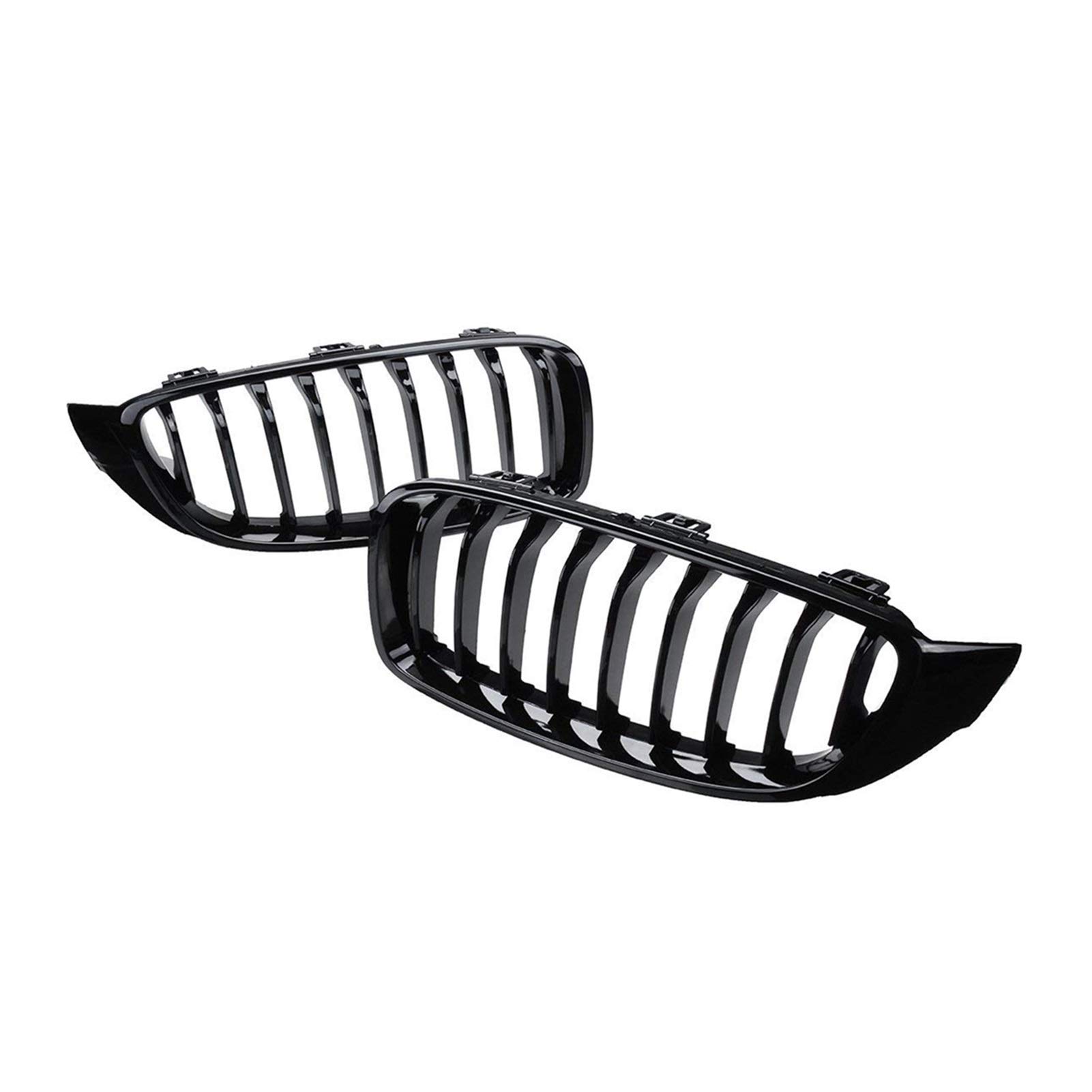 Czarna listwa przedniego grilla Grill w stylu M4, dla BMW, F32 F33 F36 F80 F82 2013-2018, kabrioletu Coupe 425i 430i 440i 435i Wymiana kratki chłodnicy samochodu
