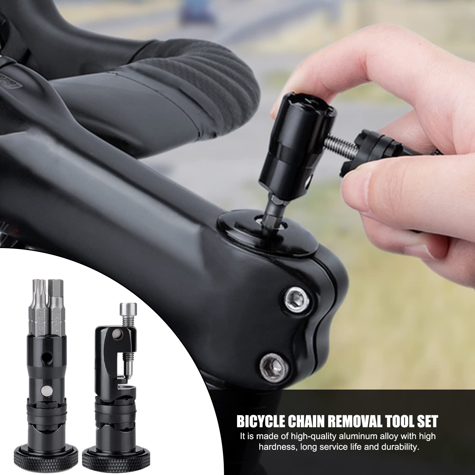 EXBERT Demontage von Fahrradketten – Kettenzange und Kettenbrecher, Fahrradkette, Kettenschneider für eine -Reparatur, Universalwerkzeug für Wartung