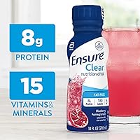 Vista 4 de Bebida nutricional Ensure Clear, sabor granada arándano, 10 onzas, 12 unidades, 3, 3