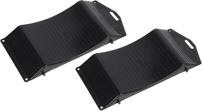 Wheels Tire Saver 2PCS Tire Ramps for SUV - Slip-Proof with 1800 lbs Capacity, 44.4x19.5x3.5cm 17.48x7.67x1.37in