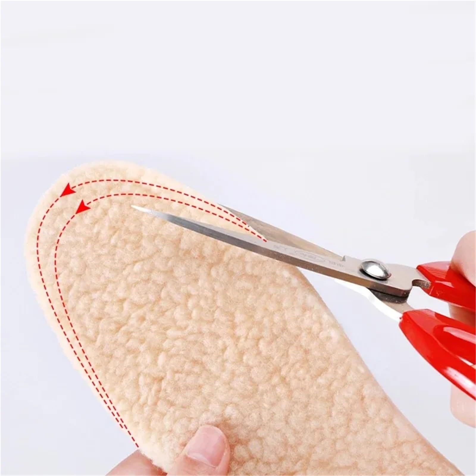 Lot de 10 paires de semelles chaudes réglables avec polaire et coton épais confortable pour bottes de neige