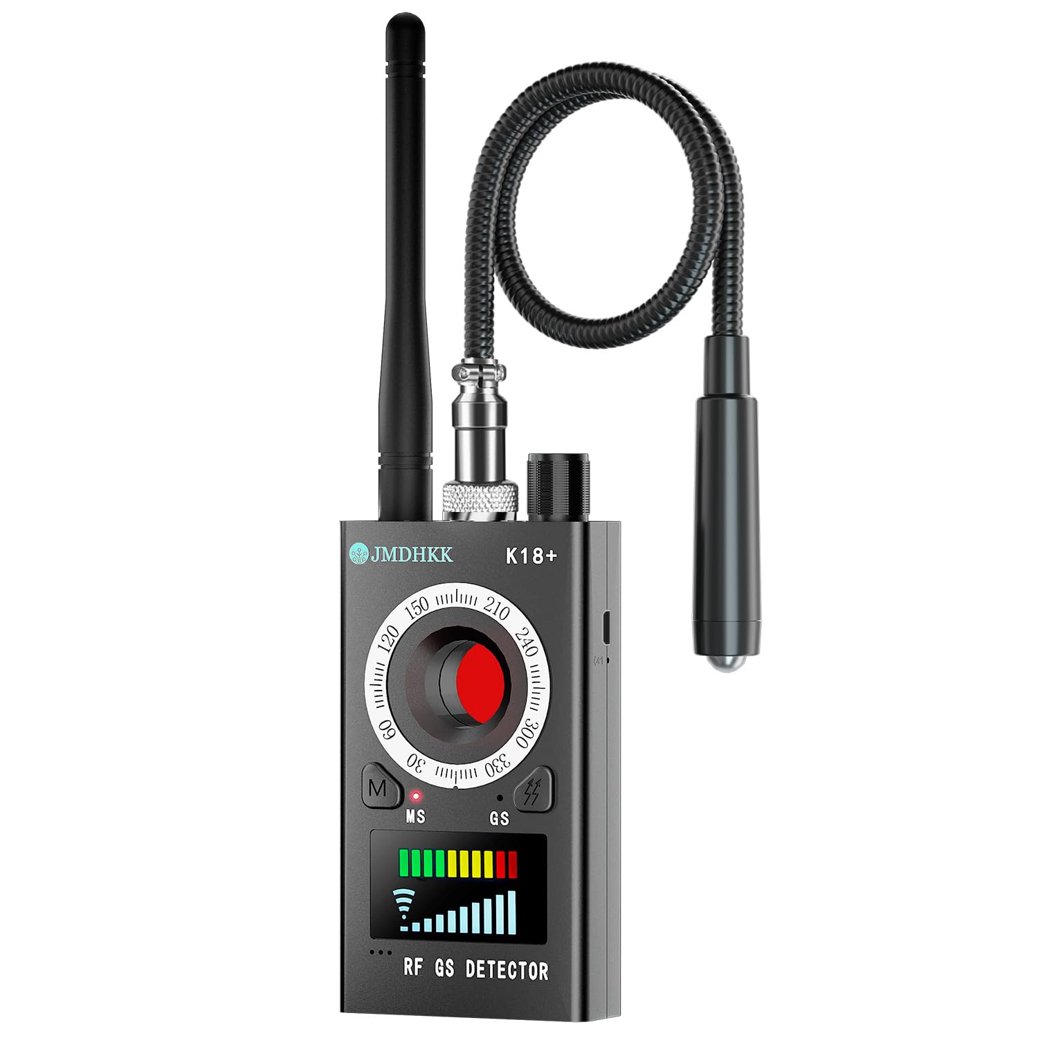 JMDHKK Hidden Camera detectors,Bug detectors,Portable Signal Detector, Camera Finder for Listening Device Hidden Camera in Office or Hotel or Business Meeting or car(Gray)