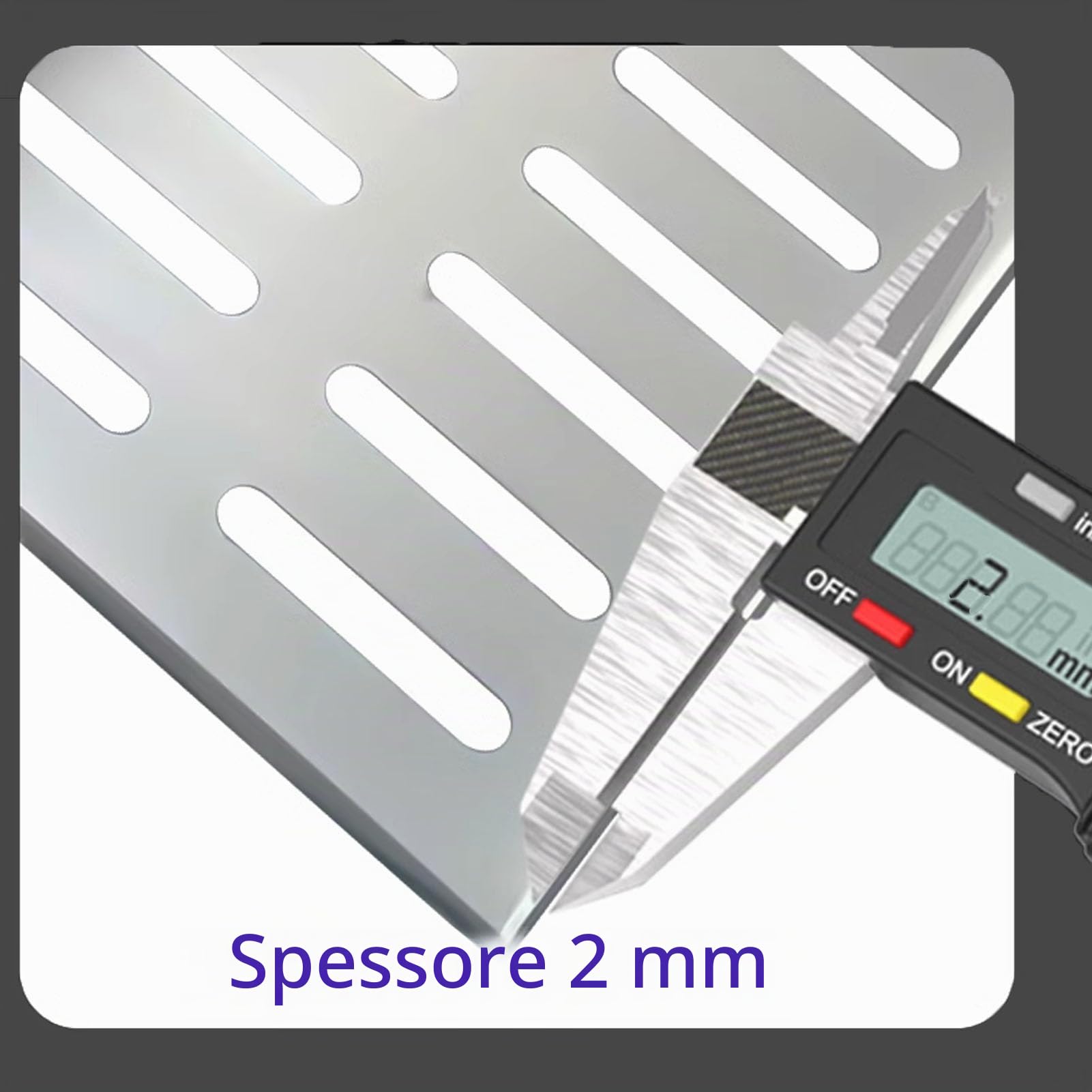 Griglia di Scarico con Telaio,Canaletta Scolo Acqua Piovana,Quadrato,in Acciaio Inox 304,per Scarico a Pavimento Spessore 2mm (argenteo,100x100x20mm)