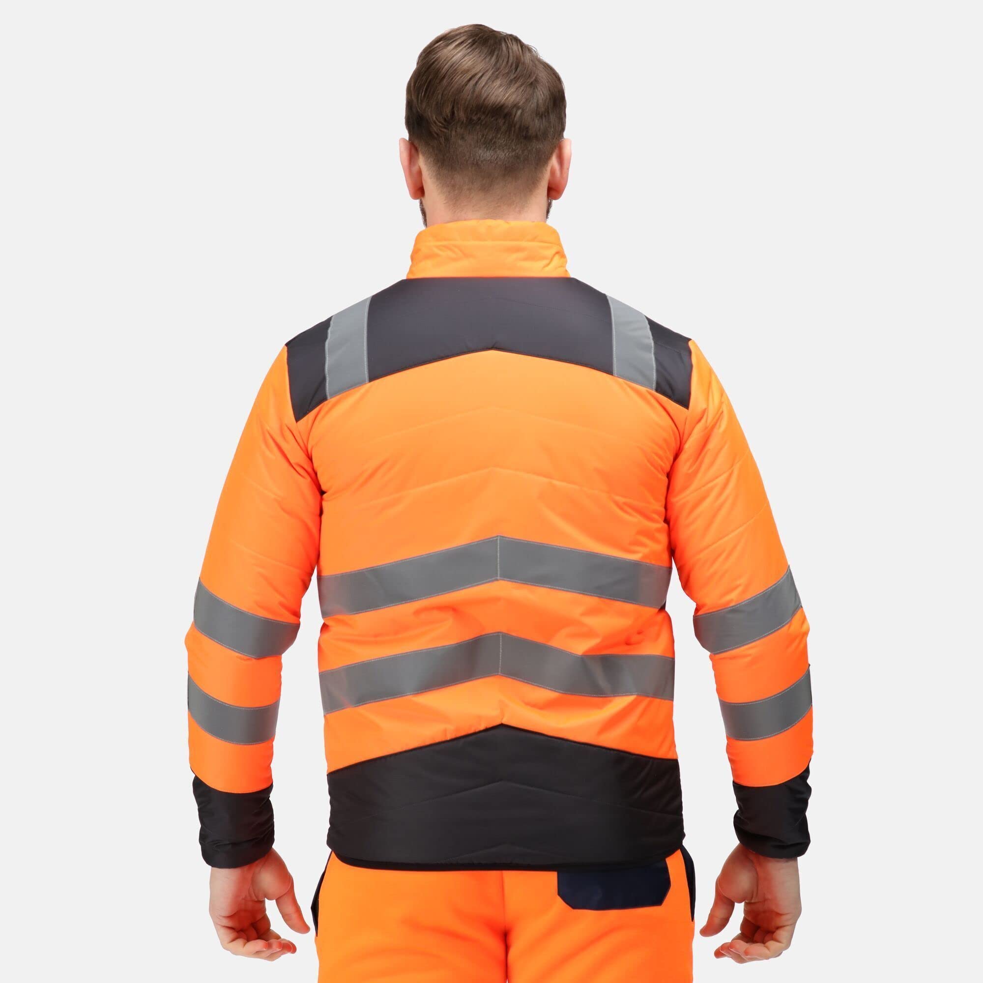 Regatta Professional Men's Men's Hi-vis Baffle Jacket Padded Jacket (pack of 1)