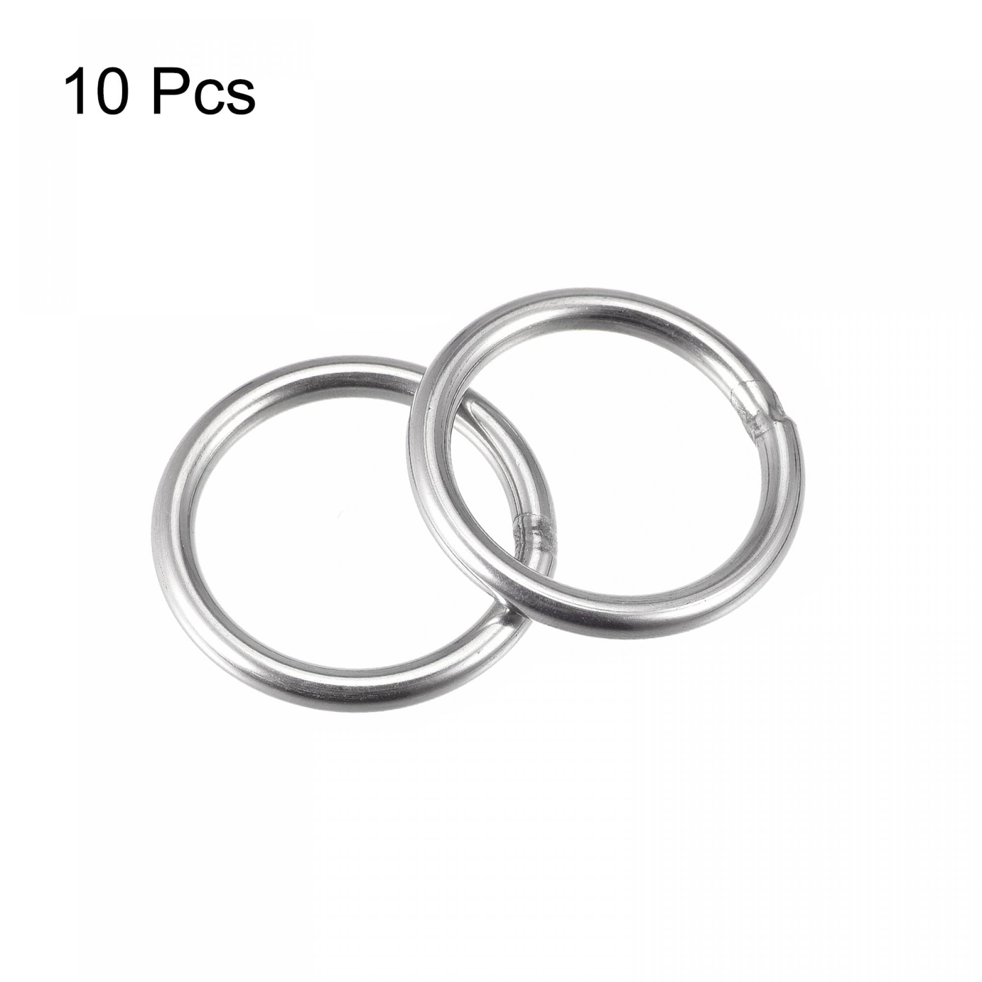 Anillos Redondos Soldados De Alta Ristencia De Acero Inoxidable 304 M3 M4 M5 M6 M8 M10 Anillo Redondo Sólido Aparejo Barco Marino Hamaca Yoga Anillo Colgante - AliExprs