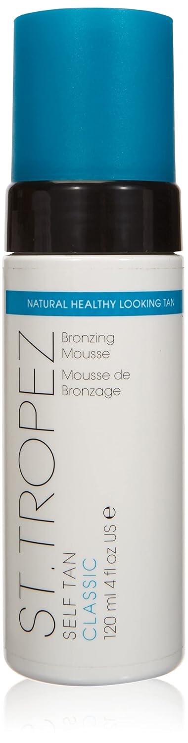 St.Tropez Classic Bronzing Self Tan Mousse for Streak-Free, Golden Tinted, Natural-Looking Tan, 4 Fl Oz
